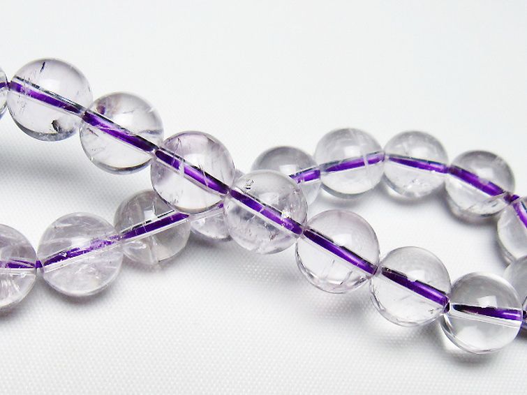 アメジストブレスレット 10mm [t403-18527] 2枚目