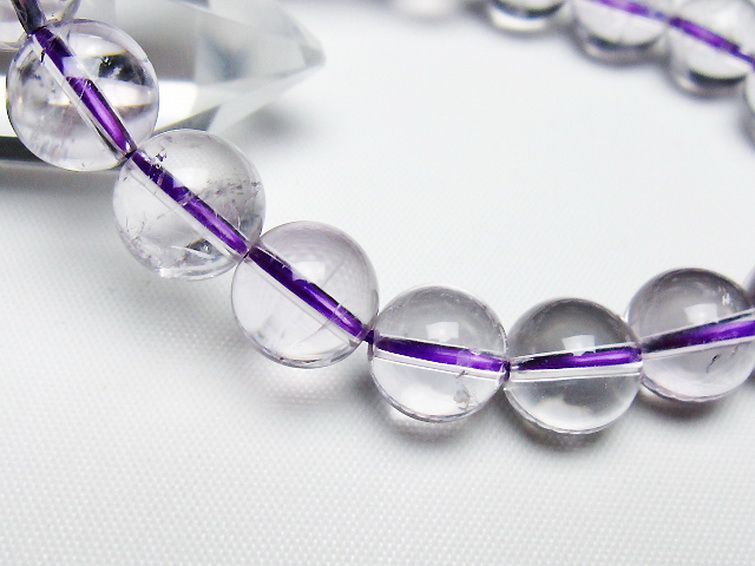アメジストブレスレット 10mm [t403-18527] 3枚目