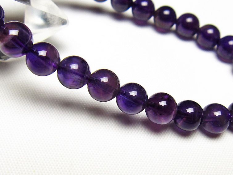 アメジストブレスレット 7mm [t406-3727] 3枚目