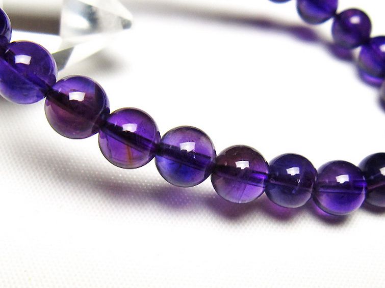 アメジストブレスレット 7mm [t406-3750] 3枚目