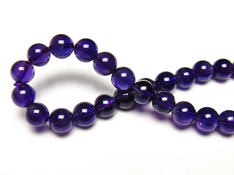 アメジストブレスレット 7mm [t406-3796] 2枚目