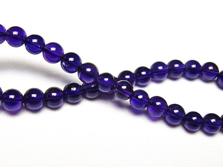 アメジストブレスレット 5mm [t406-3802] 2枚目