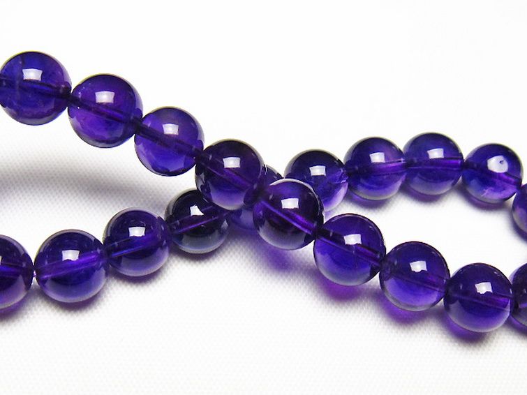 アメジストブレスレット 8mm [t406-3808] 2枚目