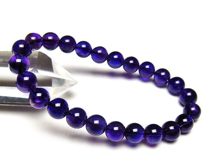 アメジストブレスレット 8mm [t406-3811] 1枚目