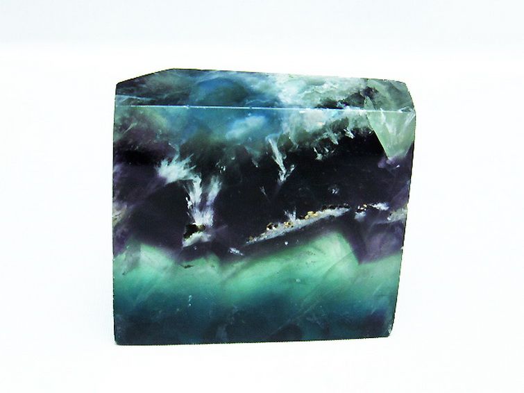 エンジェルフェザー フローライト 原石[T41-1703] 1枚目