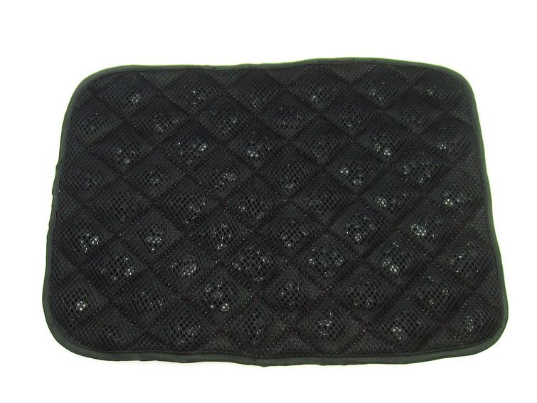 テラヘルツ鉱石 高純度さざれ 大容量300g入り 快適安眠枕パッド ブラック[T422-2176] 3枚目