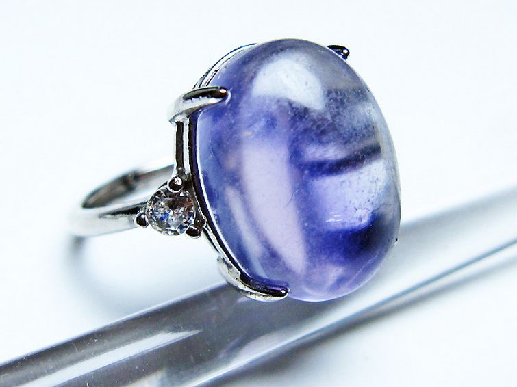 フローライト指輪(18号)[T426-8636] 3枚目