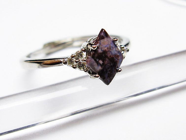 スギライト指輪(18号)[T427-4781] 3枚目