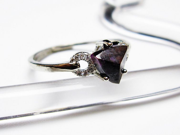 スギライト指輪(21号)[T427-4785] 3枚目