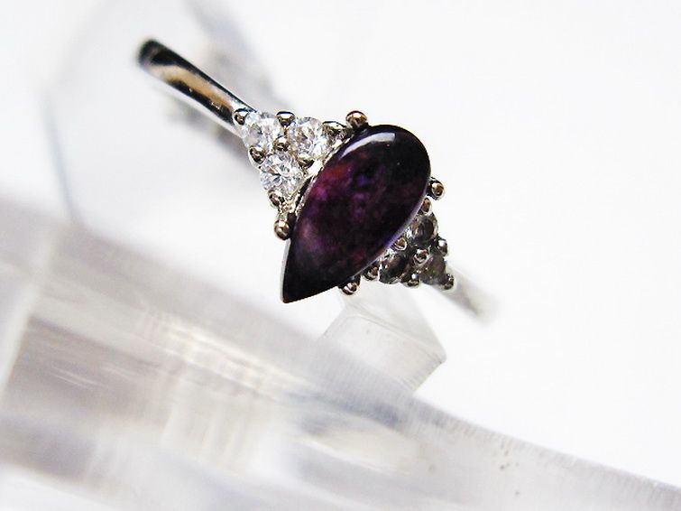 スギライト指輪(18号)[T427-4802] 2枚目