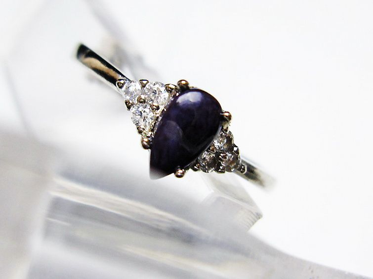 スギライト指輪(17号)[T427-4806] 2枚目