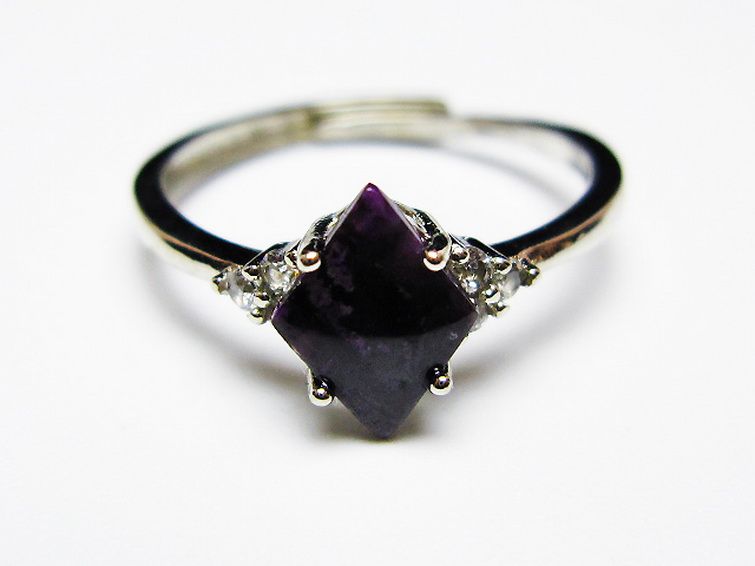 スギライト指輪(18号)[T427-4808] 1枚目