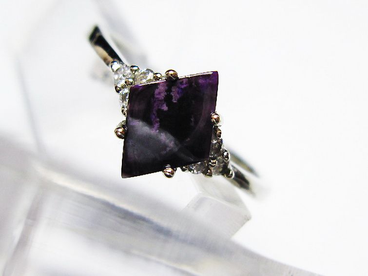 スギライト指輪(18号)[T427-4808] 2枚目