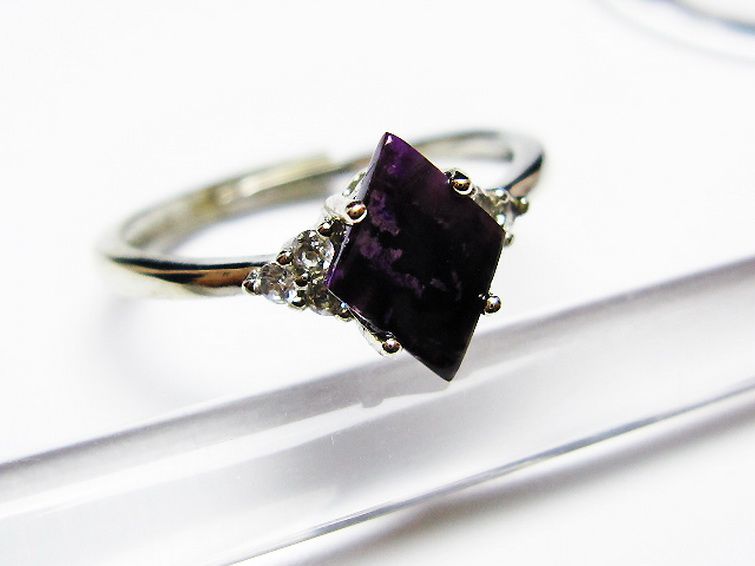 スギライト指輪(18号)[T427-4808] 3枚目