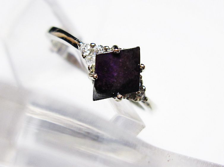 スギライト指輪(17号)[T427-4811] 2枚目