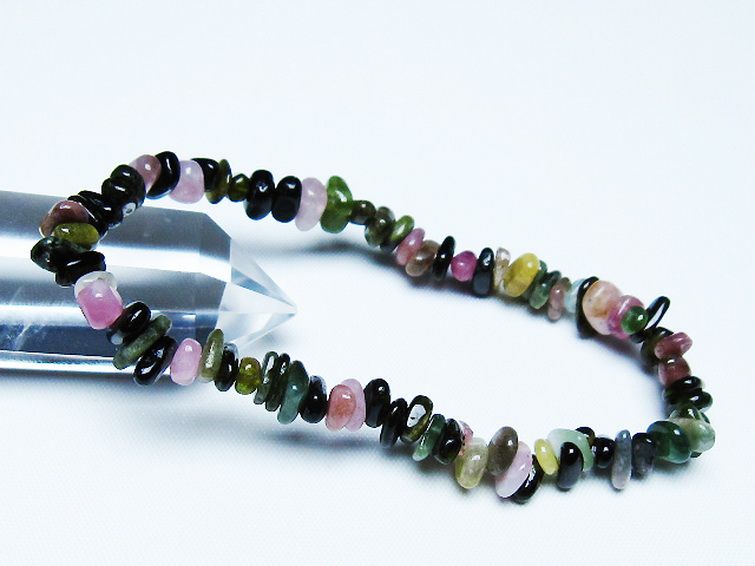 ミックスカラートルマリンブレスレット[T429-1054] 1枚目