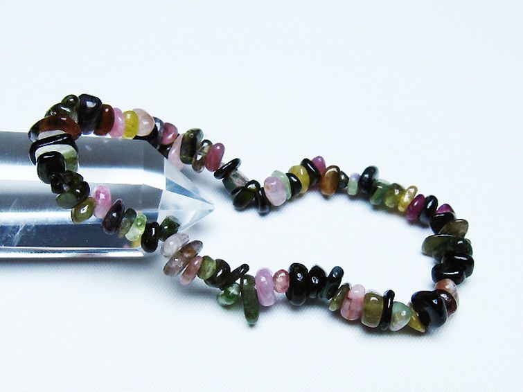 ミックスカラートルマリンブレスレット[T429-1060] 1枚目