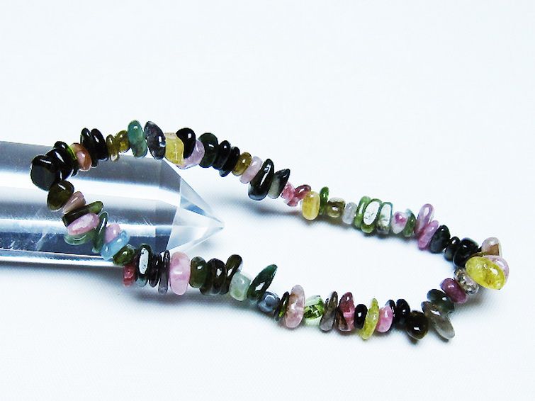 ミックスカラートルマリンブレスレット[T429-988] 1枚目