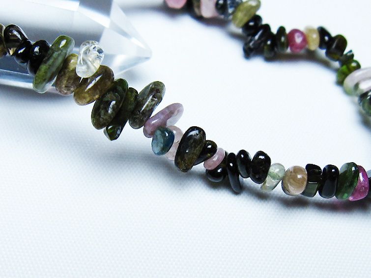 ミックスカラートルマリンブレスレット[T429-998] 2枚目