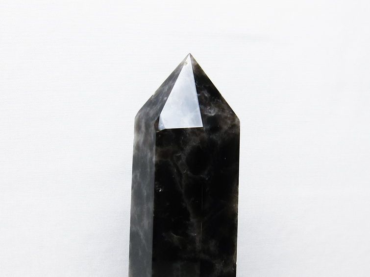 モリオン 純天然 黒水晶 六角柱[T43-7531] 2枚目