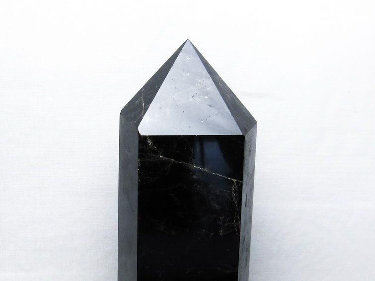 3.9Kgモリオン 純天然 黒水晶 六角柱[T43-7542] 2枚目