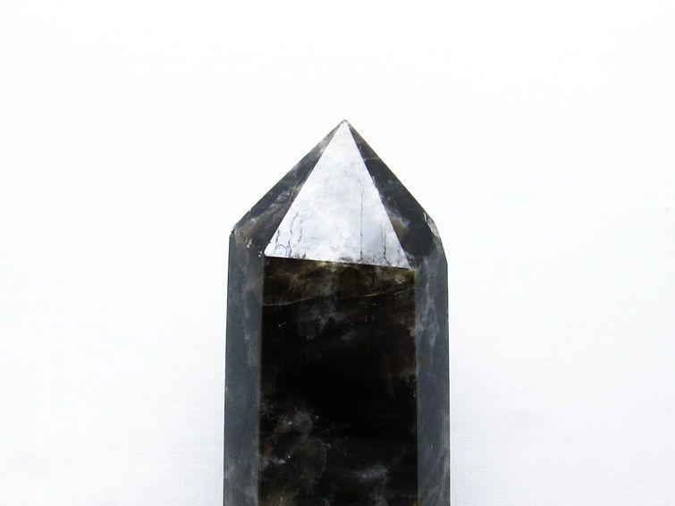 1.7Kgモリオン 純天然 黒水晶 六角柱[T43-7582] 2枚目