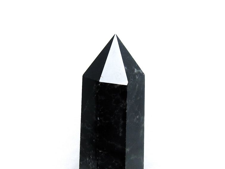 1Kgモリオン 純天然 黒水晶 六角柱[T43-7712] 3枚目