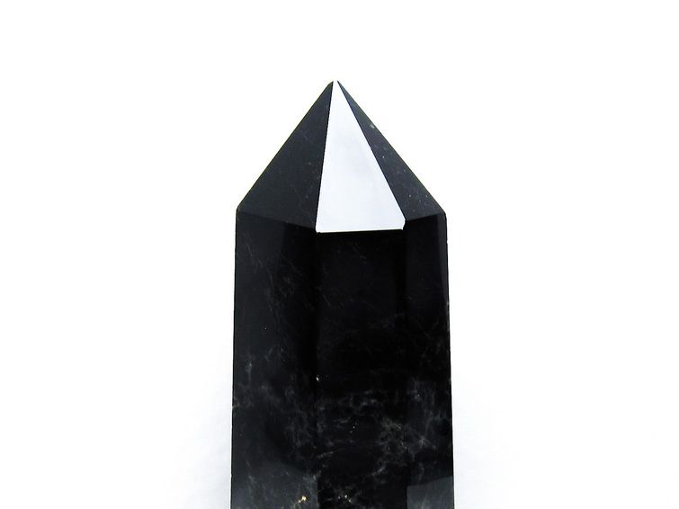 3.1Kgモリオン 純天然 黒水晶 六角柱[T43-7725] 3枚目