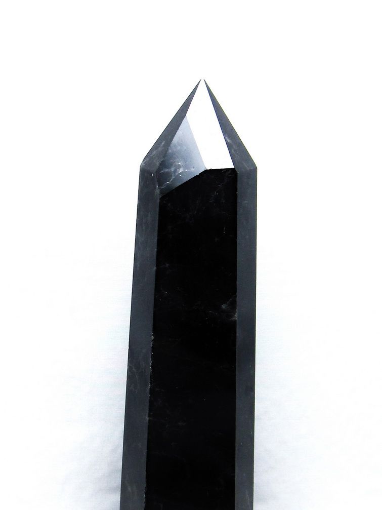 2.5Kgモリオン 純天然 黒水晶 六角柱[T43-7742] 2枚目