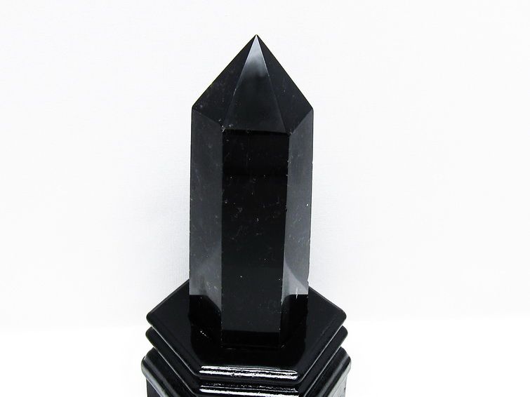 黒水晶(モリオン) モリオン （黒水晶） ポイント （中国 山東省産） No.18 | 神棚