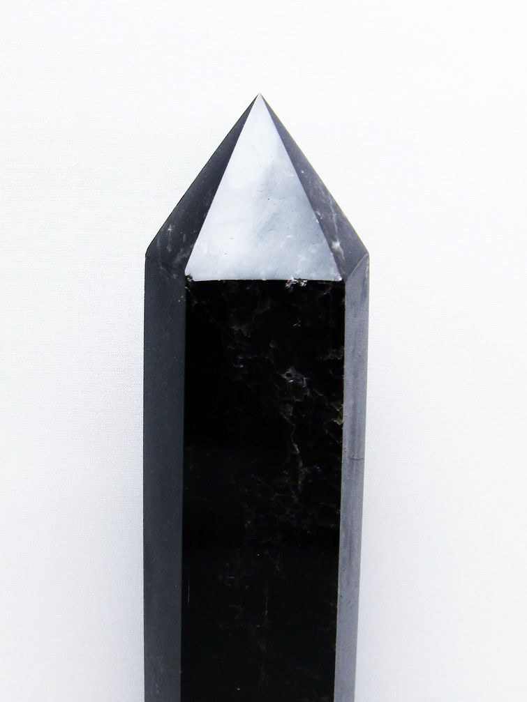 1.8Kgモリオン 純天然 黒水晶 六角柱[T43-7923] 2枚目