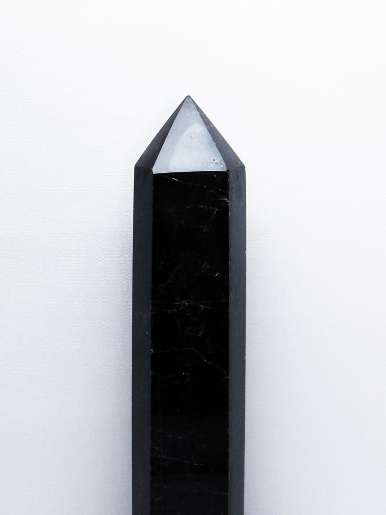 2.2Kgモリオン 純天然 黒水晶 六角柱[T43-7964] 2枚目