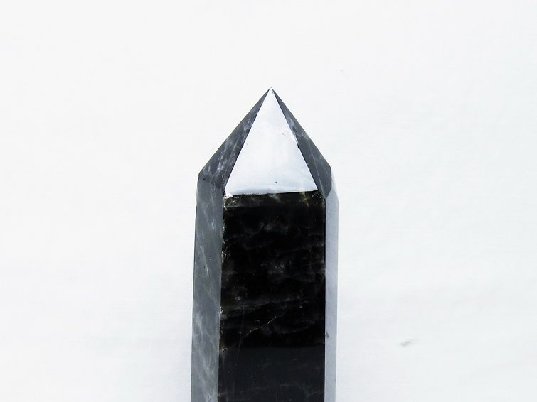 パワーストーン 天然石 モリオン 純天然 黒水晶 六角柱[T43-8180]