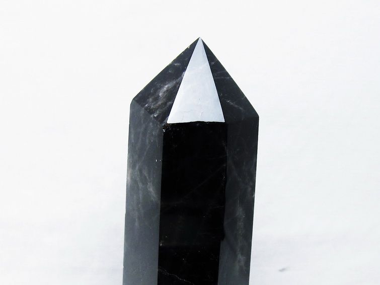 モリオン 純天然 黒水晶 六角柱[T43-8187] 3枚目
