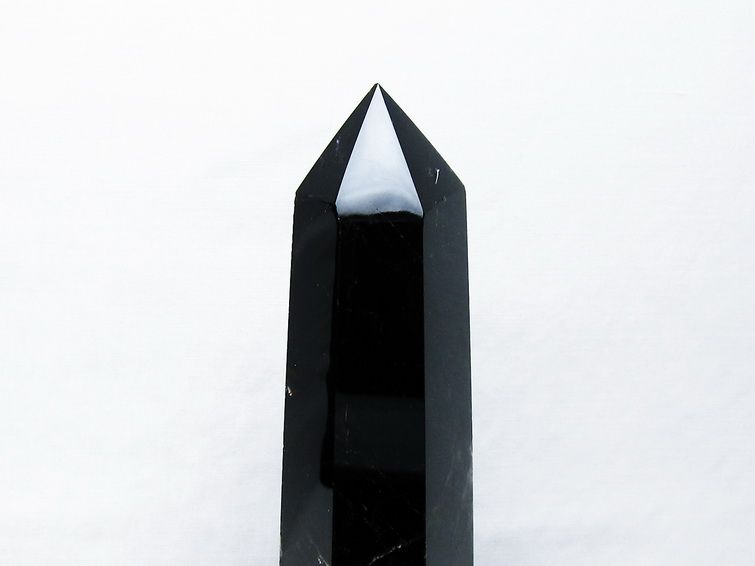 モリオン 純天然 黒水晶 六角柱[T43-8207] 3枚目