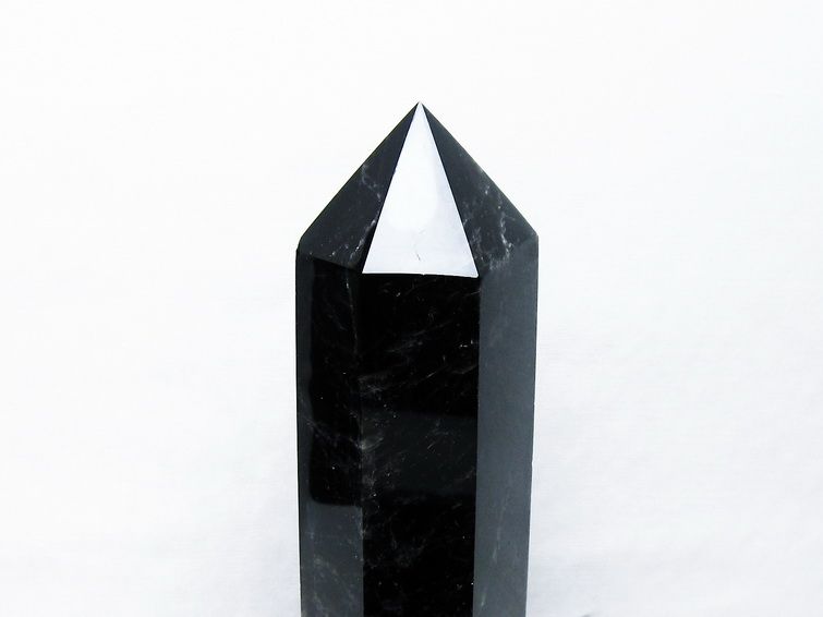 モリオン 純天然 黒水晶 六角柱[T43-8223] 3枚目