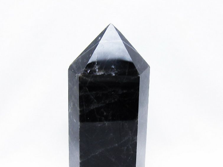 モリオン 純天然 黒水晶 六角柱[T43-8448] 2枚目