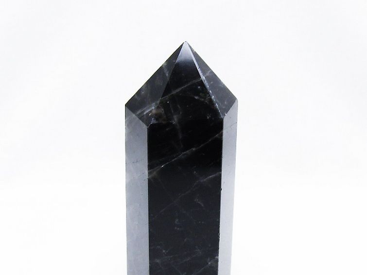 パワーストーン 天然石 モリオン 純天然 黒水晶 六角柱[T43-8529]