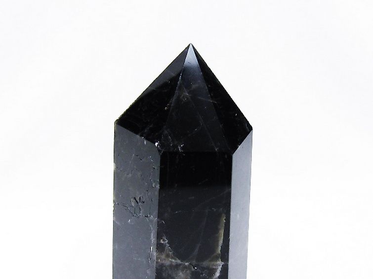 モリオン 純天然 黒水晶 六角柱[T43-8530] 3枚目