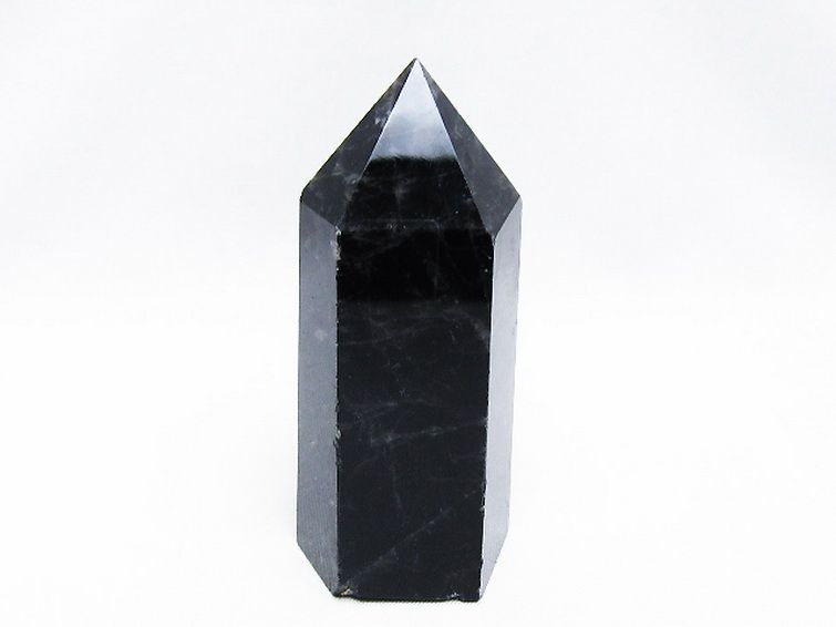最強パワー　モリオン　⑤ パワーストーン 天然石 モリオン 純天然 黒水晶 六角柱[T43-8535]