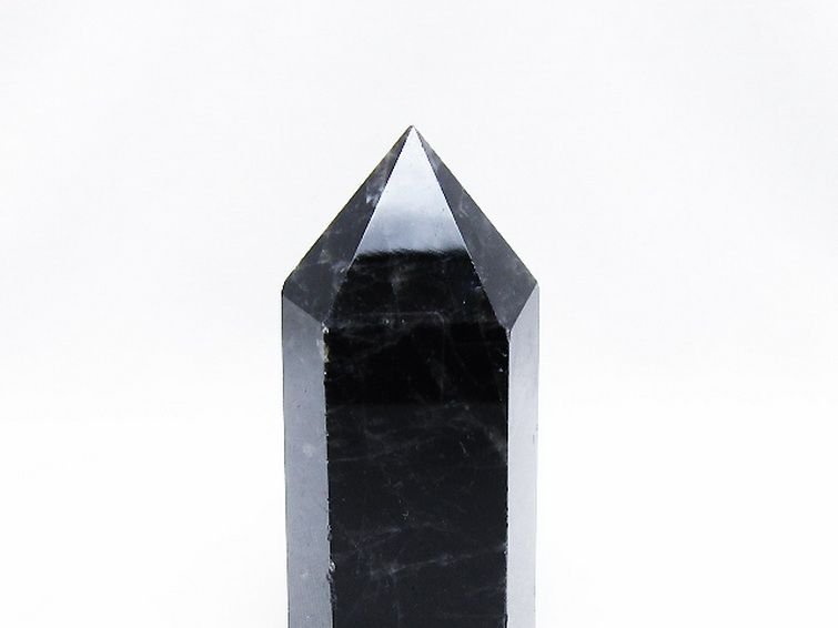 パワーストーン 天然石 モリオン 純天然 黒水晶 六角柱[T43-8535]