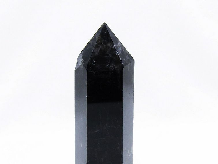 パワーストーン 天然石 モリオン 純天然 黒水晶 六角柱[T43-8544]