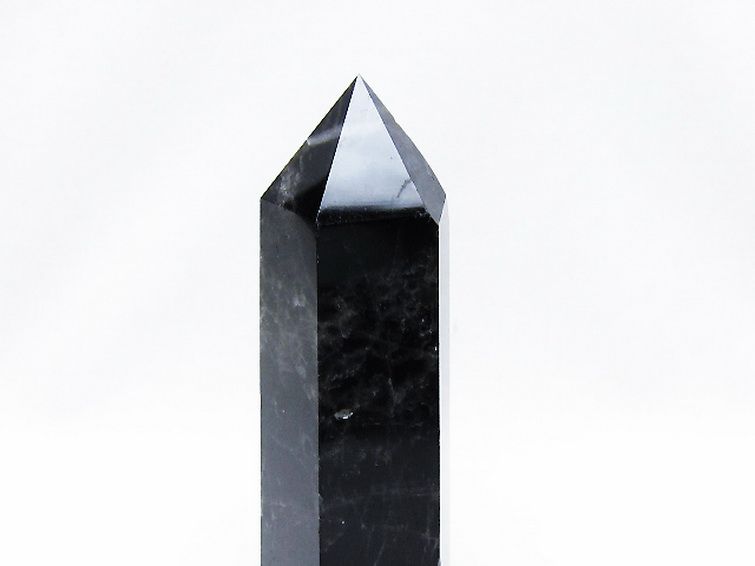 モリオン 純天然 黒水晶 六角柱[T43-8544] 3枚目