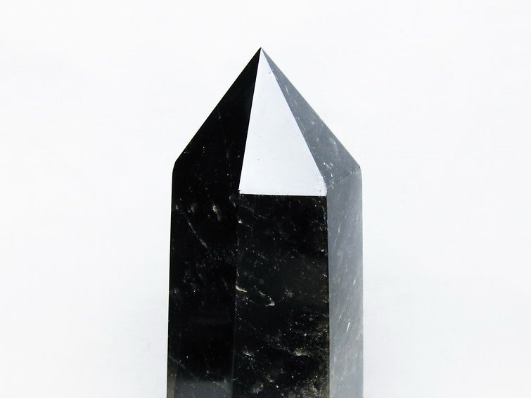 1.3Kgパワーストーン 天然石 モリオン 純天然 黒水晶 六角柱[T43