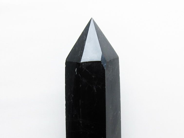 1.8Kgモリオン 純天然 黒水晶 六角柱 [t43-8683] 2枚目