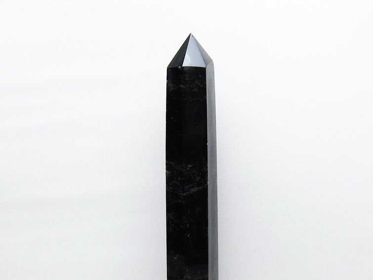 1.7Kgモリオン 純天然 黒水晶 六角柱 [t43-8693] 2枚目