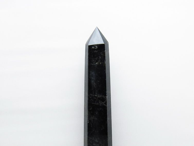 1.7Kgモリオン 純天然 黒水晶 六角柱 [t43-8693] 3枚目