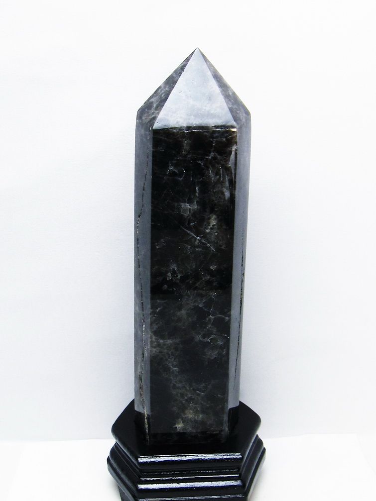 2.9Kgモリオン 純天然 黒水晶 六角柱 [t43-8806] 1枚目