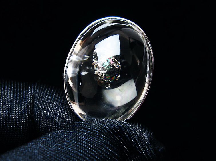 アイリスクォーツ 虹入り レインボー水晶 ペンダント [t436-3159] 1枚目