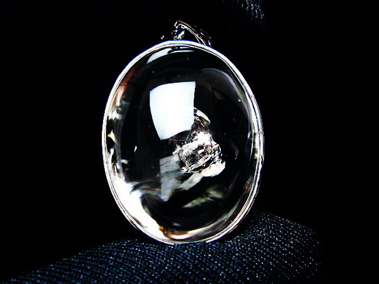 アイリスクォーツ 虹入り レインボー水晶 ペンダント [t436-3159] 2枚目